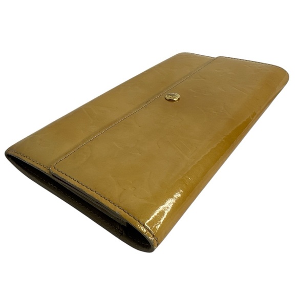 Louis Vuitton Yellow Impression Monogram Vernis Wallet ~EUC - Picture 6 of 16